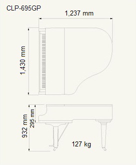 CLP695GP Size